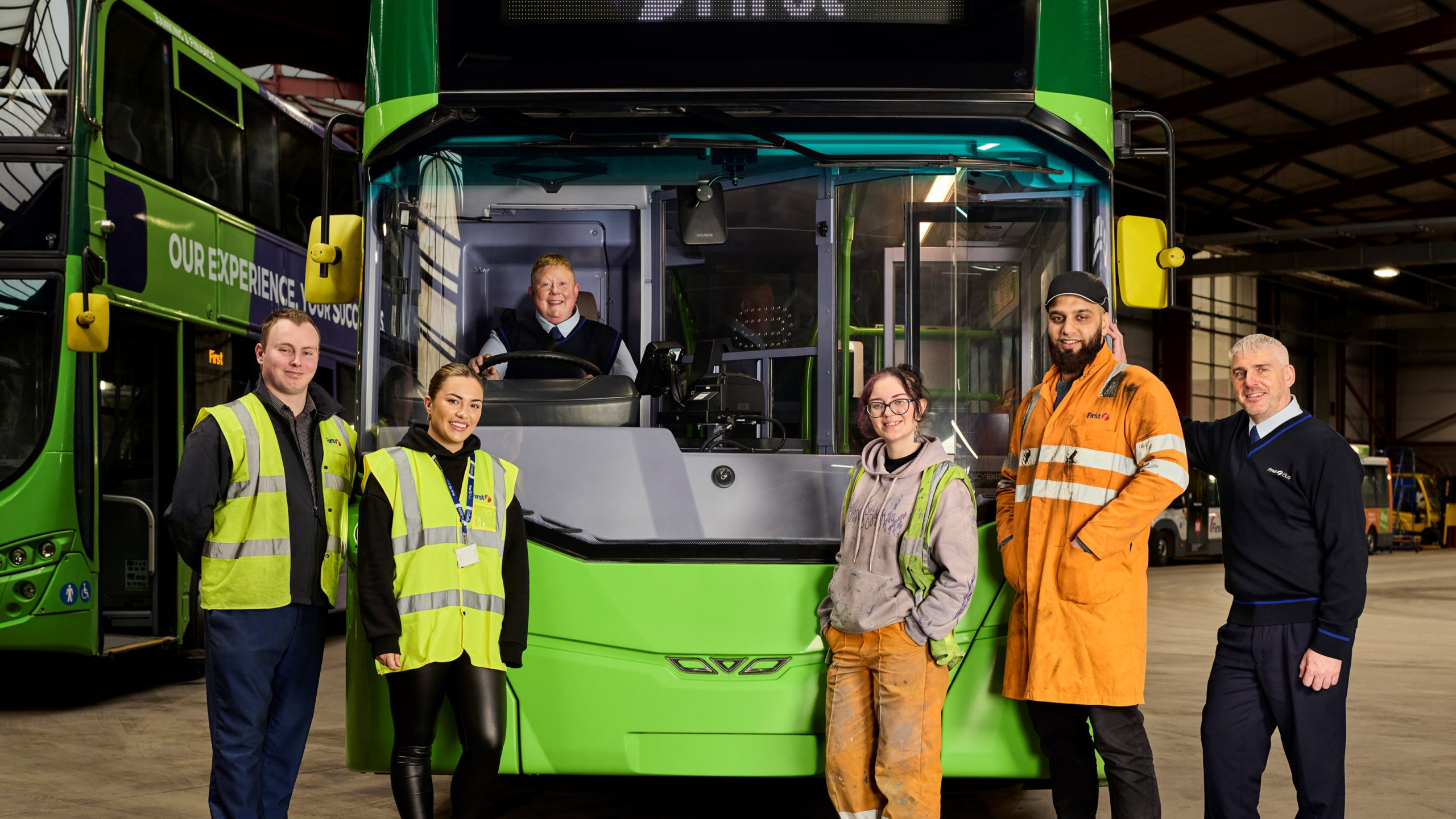 Third of fleet at First Bus Bramley depot to be fully electric by 2024