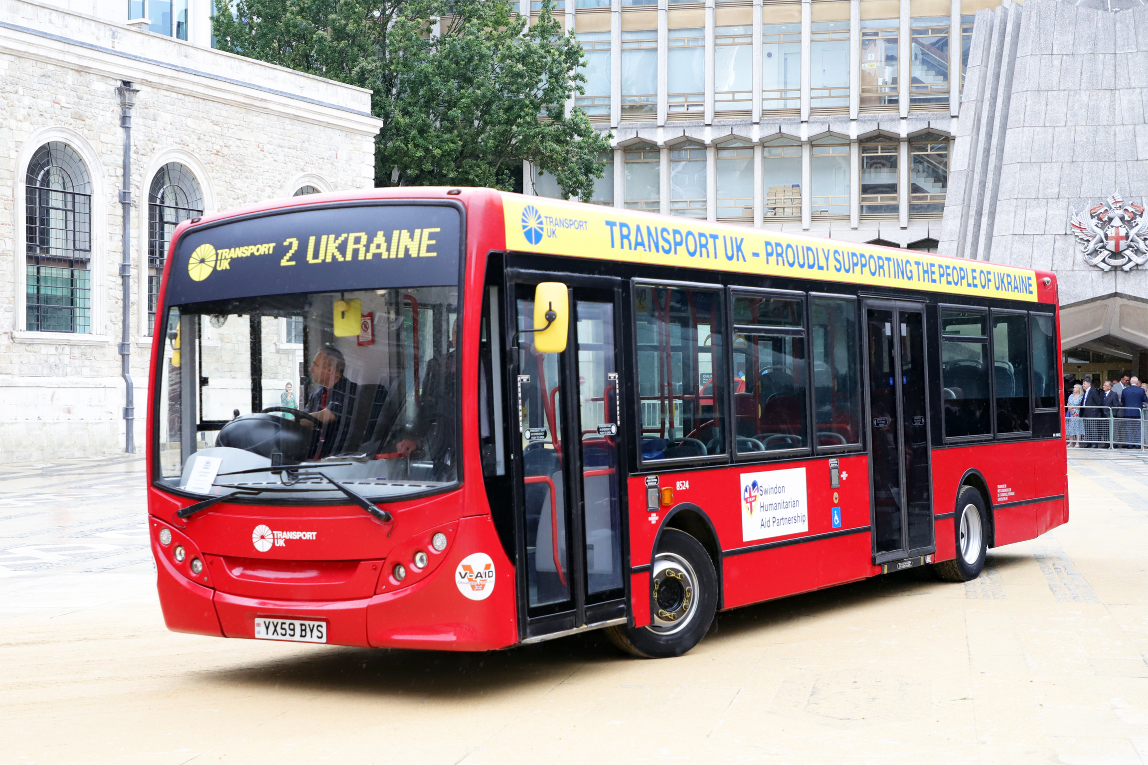 Transport UK London Bus operates aid service to Ukraine