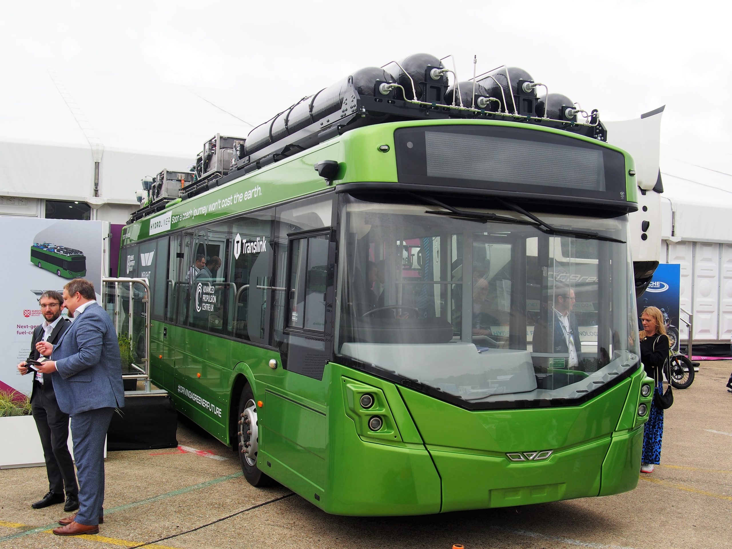 Wrightbus' Groundbreaking Hydrogen Coach Development Unveiled at Cenex Expo 2024