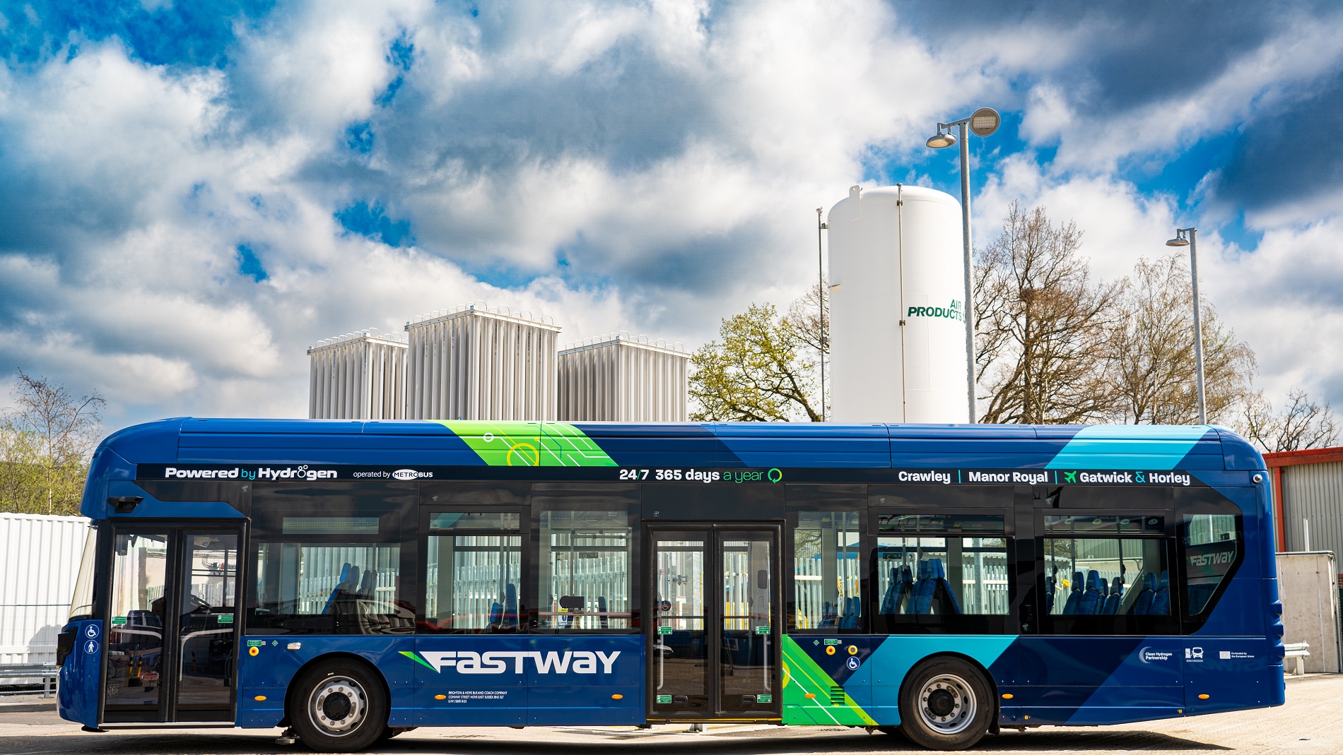 Innovative Liquid Hydrogen Refuelling Station Launches at Metrobus Depot in Crawley